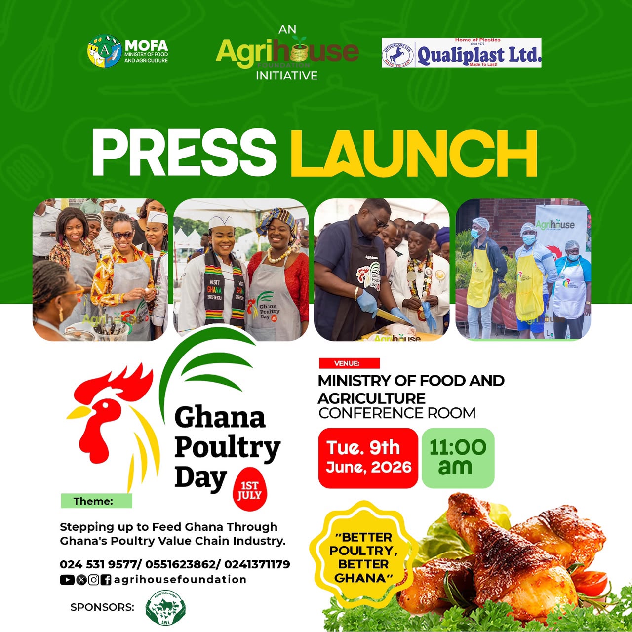 Ghana Poultry Day launch Flier